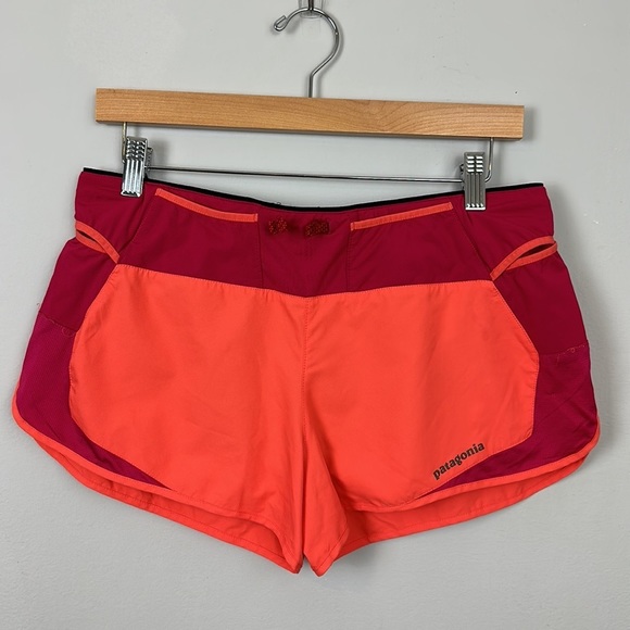 Patagonia Women's Athletic Shorts - Red and Orange - Picture 1 of 11